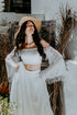 TWO PART WEDDING DRESS WITH FINGERED AND CHIFFON DETAIL - Barrus London